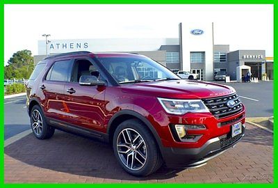 Ford : Explorer Sport 3.5 l v 6 ecoboost twin turbo 4 wd suv premium leather dual panel roof navigation