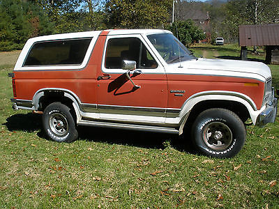 Ford : Bronco XLT 1986 ford bronco 4 x 4 5.0 302 engine auto xlt needs some work