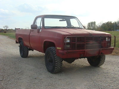 Chevrolet : C/K Pickup 3500 Custom Deluxe 1986 chevrolet m 1028 k 30 cucv military 4 x 4 diesel 5 4 ton truck