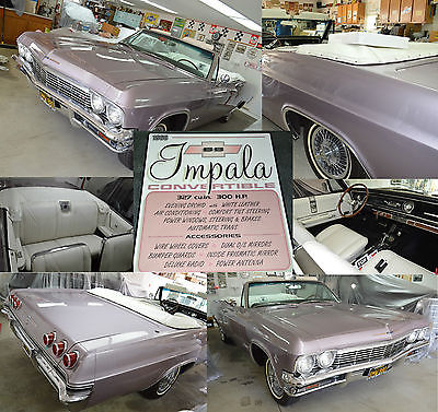 Chevrolet : Impala SS GORGEOUS 1965 Evening Orchid Impala SS Convertible - Pampered Collectors Dream