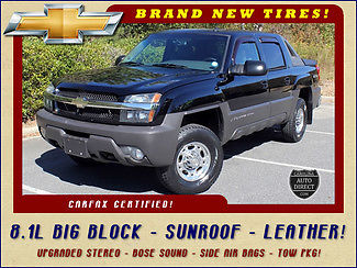 Chevrolet : Avalanche 2500 4x4 - 8.1L BIG BLOCK V8 - SUNROOF! LEATHER BUCKETS-BRAND NEW TIRES-ALLOYSUPGRADED DISC CHANGER STEREO-BOSE SOUND!