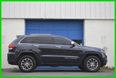 Jeep : Grand Cherokee Limited 3.6L V6 4X4 4WD Navigation Loaded 8500 Mls Repairable Rebuildable Salvage Lot Dives Great Project Builder Fixer EZ Rear Hit