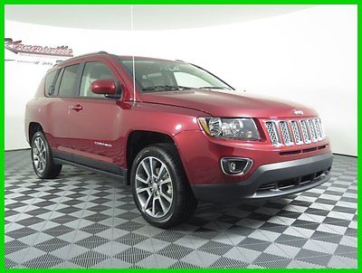 Jeep : Compass Latitude 4 Cyl FWD SUV Sunroof Leather heated seat FINANCING AVAILABLE! New 2016 Jeep Compass Latitude 4x2 SUV Backup cam 18