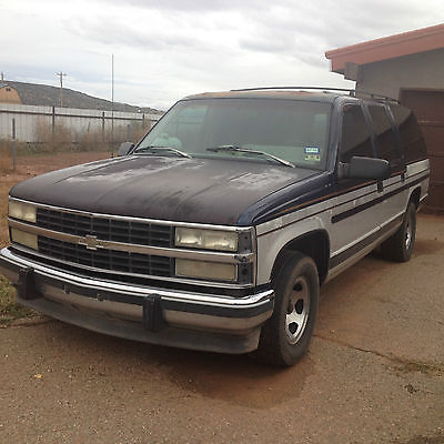 Chevrolet : Suburban Silverado 1993 chevrolet suburban 1500 1 2 ton rwd