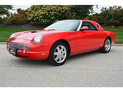 Ford : Thunderbird Deluxe 2002 ford thunderbird one owner 19 k miles incredible condition