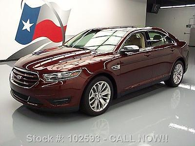 Ford : Taurus LIMITED LEATHER NAV REAR CAM 2015 ford taurus limited leather nav rear cam 32 k miles 102593 texas direct