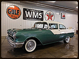 Pontiac : Other 2 Dr. Hard Top 55 green 2 dr post car chieftain classic vintage car show hot rod original v 8 56
