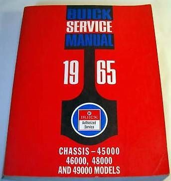 Original 1965 Buick Service Manual, 0