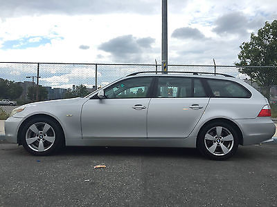 BMW : 5-Series 530xi 2006 silver bmw 530 xi wagon only 58 500 miles w all premium features