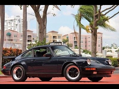 Porsche : 911 Carrera Coupe DARK BLUE $456.00 AMONTH 1986 SUCHS WHALE TAIL HEATED ELECTRIC SEATS SUNROOF