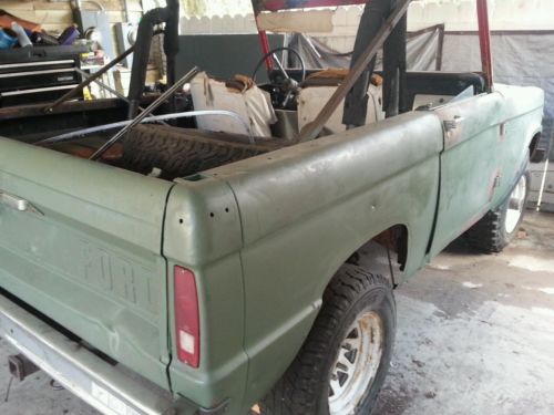 Ford : Bronco conv 1968 ford bronco 289 v 8 rust free project 1969