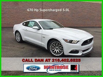 Ford : Mustang 2016 Mustang GT 670HP 5.0L Supercharged Brembo Roush 670hp Supercharged 5.0L GT Performance Recaro Brembo Race Shelby 2016