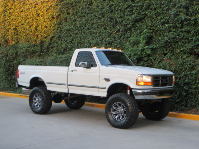 Ford : F-350 4x4 DIESEL! 2 owner 7.3 l diesel 4 x 4 single cab new lift rims tires rare mint condition