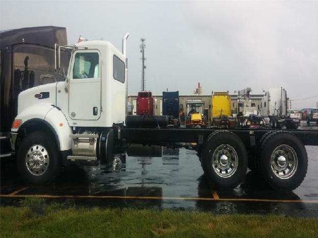 Peterbilt 348 cab chassis truck for sale