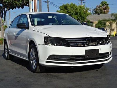Volkswagen : Jetta SE TSI  2015 volkswagen jetta se tsi wrecked salvage rebuilder perfect project l k
