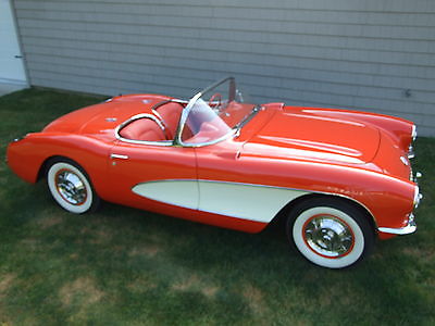 Chevrolet : Corvette 2 Dr Convertible  Frame off restoration, Venetian Red, two tops, hard top, correct suffix, 2x4bbl