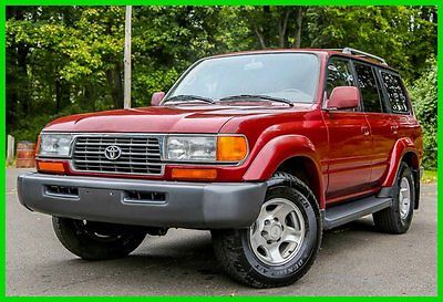 Toyota : Land Cruiser Base Sport Utility 4-Door 1995 toyota land cruiser 4 wd 3 rd row seat tow package california serviced carfax