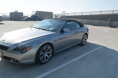 BMW : 6-Series Convertible coupe two door Bmw 650i 2006 convertible gray