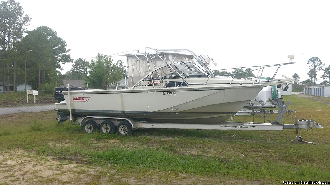27' Boston Whaler with Trailer