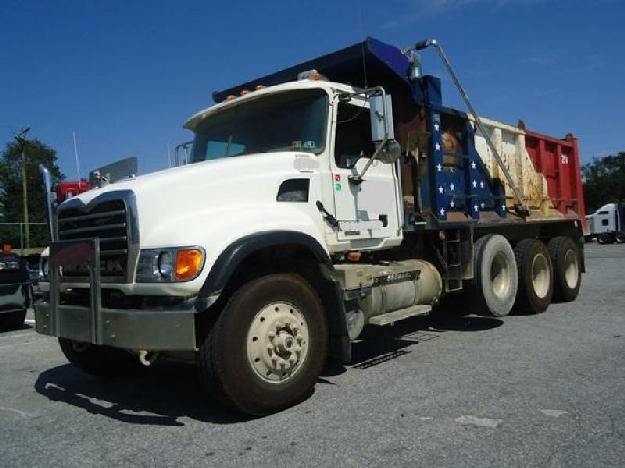 Mack granite cv713 tri-axle dump truck for sale