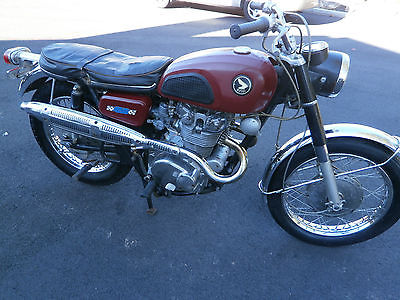 Honda : Other 1967 honda cb 450 d original factory orange with repaint not 1969 sandcast