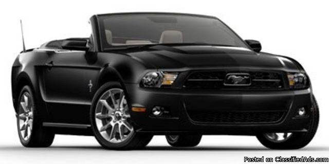 2012 MUSTANG CONVERTABLE -RED, AUTO