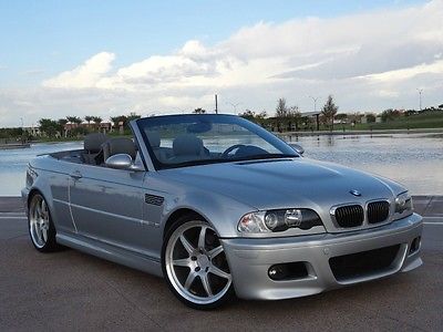 BMW : M3 Base Convertible 2-Door 2003 bmw m 3 e 46 convertible 6 speed smg 53 k low miles beautiful condition