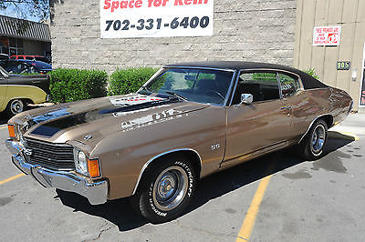 Chevrolet : Chevelle SS  1972 chevrolet chevelle ss 350 v 8 4 speed ac car little to no rust nice