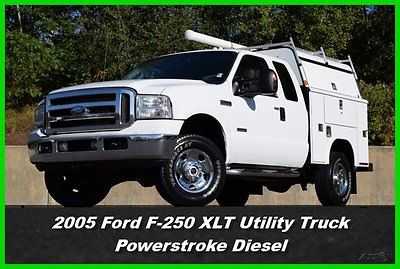 Ford : F-250 XLT Utility Truck 05 ford f 250 xlt extended x cab utility truck pickup 6.0 l power stroke diesel