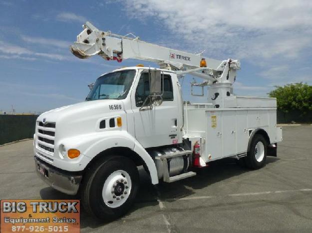 Sterling lt7500 crane truck for sale