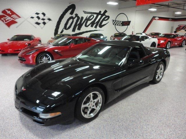 Chevrolet : Corvette Base Convertible 2-Door 2000 corvette convertble 6 spd triple black head up display