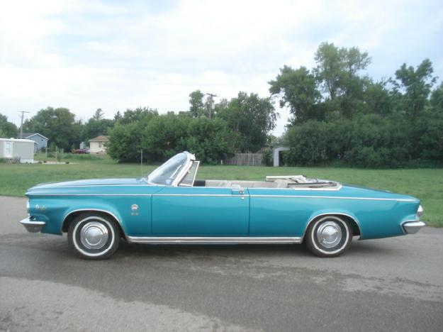 1963 Chrysler 300 Indianapolis 500 Pacesetter Edition for: $33900