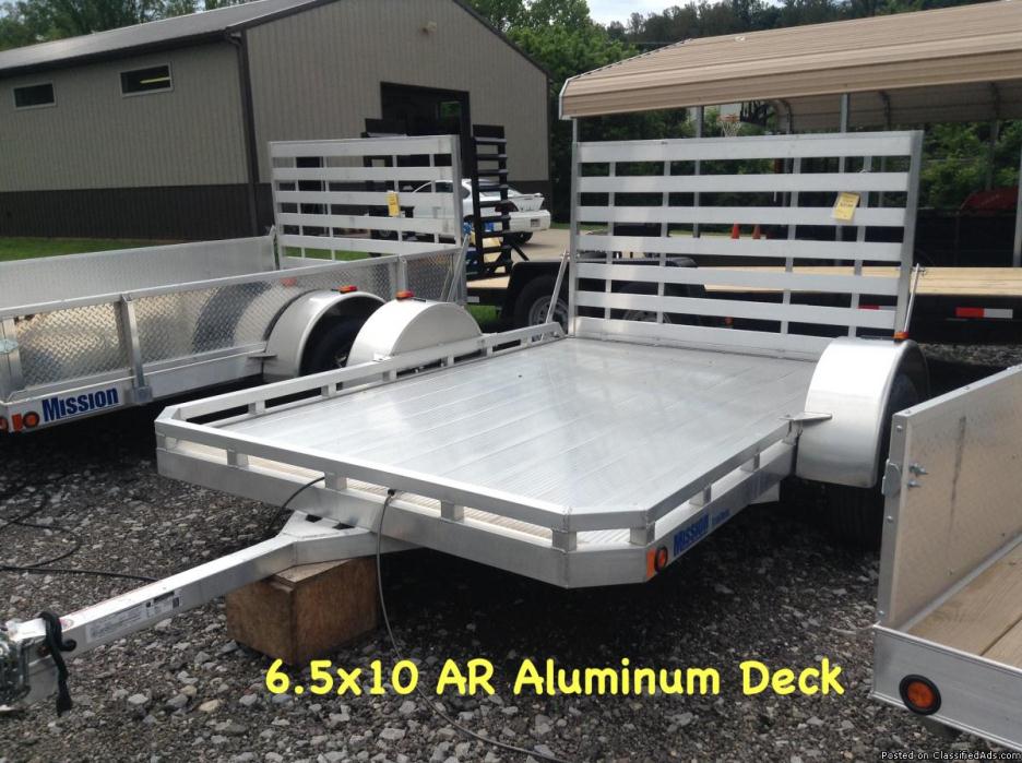 NEW ALUMINUM TRAILERS AS LOW AS $53/monh