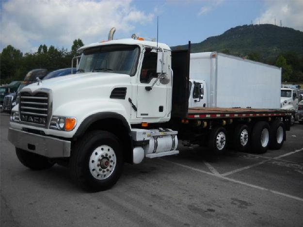 Mack granite cv713 flatbed truck for sale