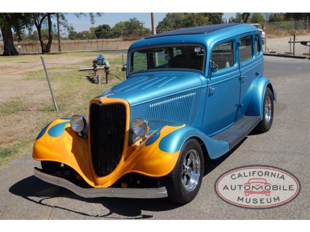 Ford : Other 1934 ford fordor street rod 350 v 8 automatic ac ps pb