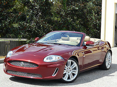 Jaguar : XKR XKR XKR CONVERTIBLE 5.0 *ONE OWNER* CLARET/CARAMEL 20'' NEVIS,JAG WARRANTY,GORGEOUS
