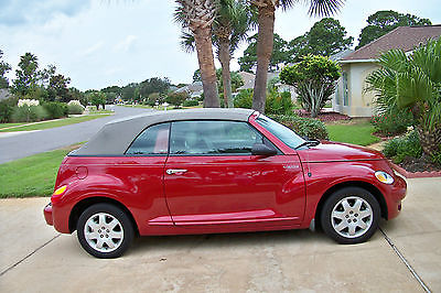 Chrysler : PT Cruiser Touring Red Convertible w/very low mileage, Excellent Condition