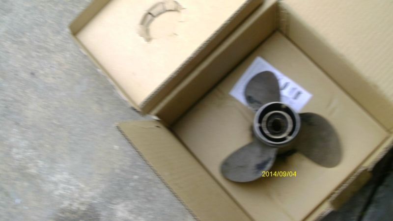 Stainless steel prop for Evinrude 60 hp