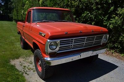 Ford : F-100  pick up truck 1969 ford f 100 pick up truck
