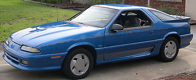 Dodge : Daytona ES Hatchback 2-Door 1993 blue dodge daytona es hatchback 2 door v 6 3.0 l