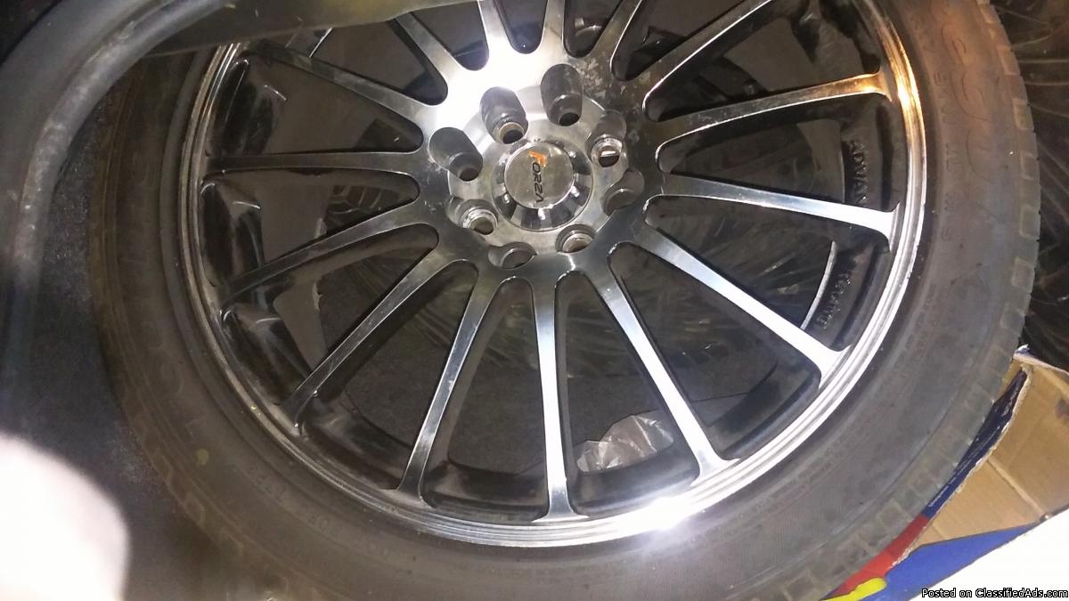 17 inch FORZA rims tires icluded, 0