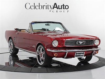 Ford : Mustang V-8 Convertible CUSTOM 1966 MUSTANG CONVERTIBLE 8 CYLINDER AUTOMATIC DISC BRAKES A/C CUSTOM INTE