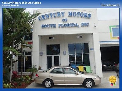 Honda : Accord EX NIADA Certified Leather 1 Owner Alloy Sunroof Leather 1 Owner Sunroof CD 6 Disc CD Changer Alloy Wheels Power ABS