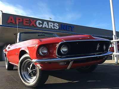 Ford : Mustang 1969 ford mustang convertible california classic