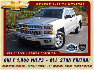 Chevrolet : Silverado 1500 LT Crew Cab 2WD - ALL STAR EDITION! 1 owner bkup cam remote start bluetooth led cargo lighting 5.3 l v 8 non smoker