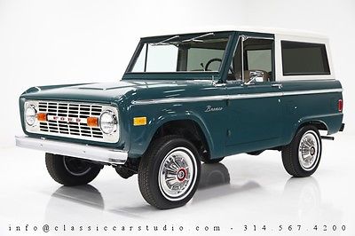 Ford : Bronco Custom Sport Utility 2-Door 1977 ford bronco uncut correctly restored per marti report w added a c
