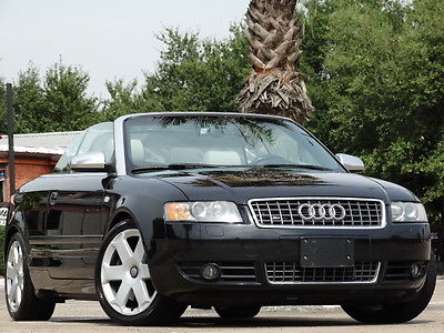 Audi : S4 S4 AWD 2005 audi s 4 cabriolet convertible 4.2 l awd navigation power top 6 speed manual
