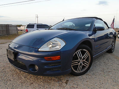 Mitsubishi : Eclipse GTS 2003 mitsubishi eclipse spyder gts blu paint leather interior convertible