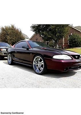 Ford : Mustang COBRA 1994 ford mustang cobra custom twin turbo 347 stroker custom paint project car