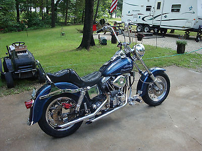 Harley-Davidson : Touring 1980 h d custom wide glide 1340 cc